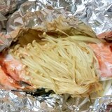 新たまねぎ!鮭のホイル焼き(ポン酢バター)